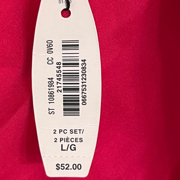 Women’s New Deadstock Victoria’s Secret Babydoll Nighty Top Satin Red Size Large - Picture 7 of 12